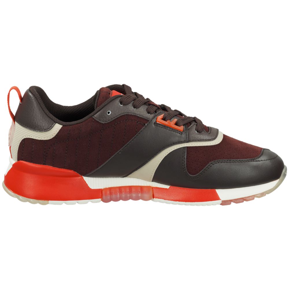 Multicolor Cowhide Athletic Sneakers