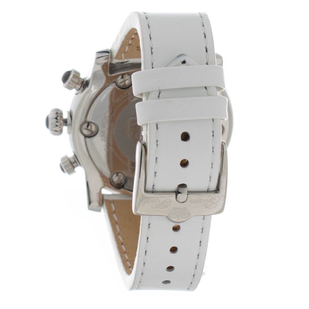 Black Leather Dress Watch