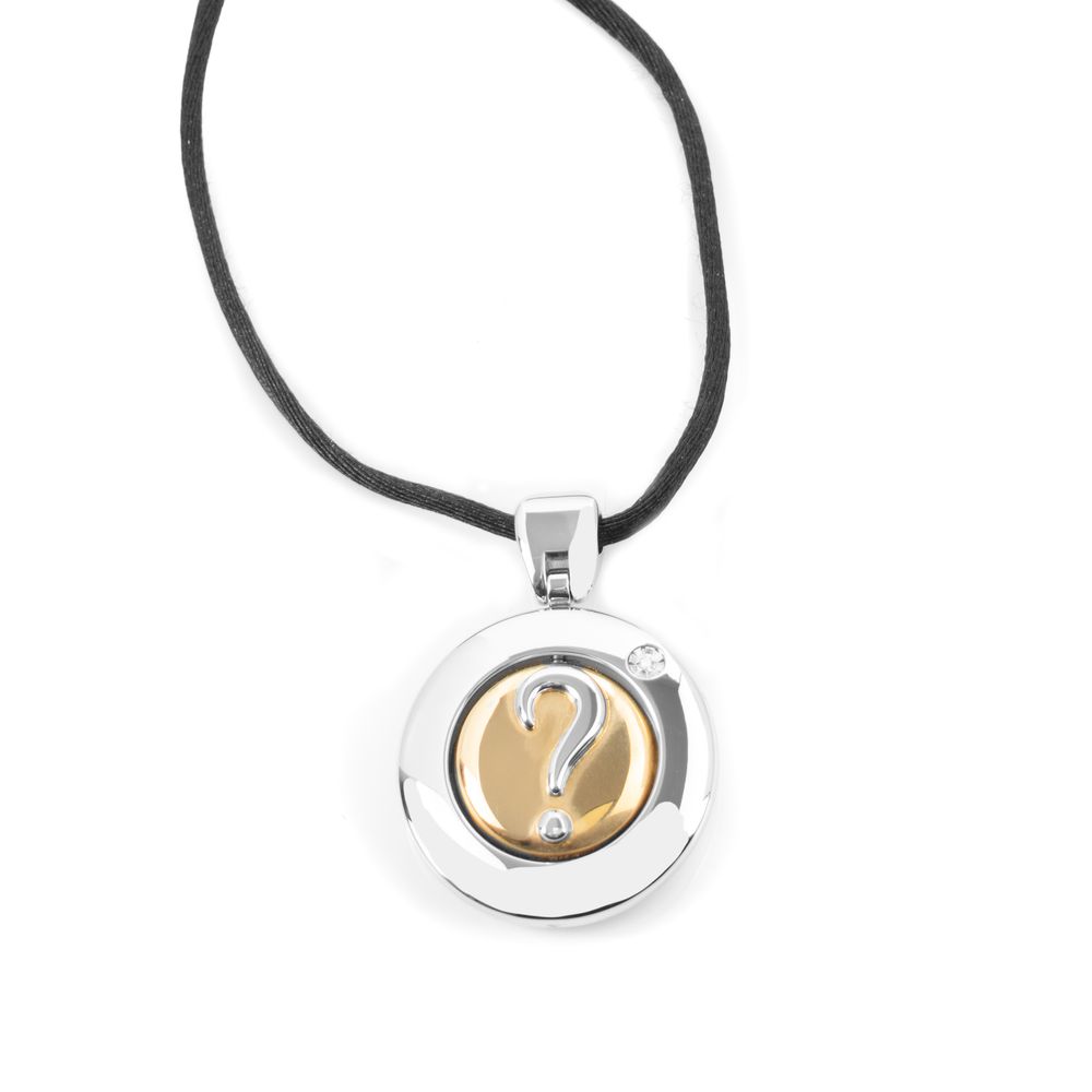 Gray Stainless Steel Necklace