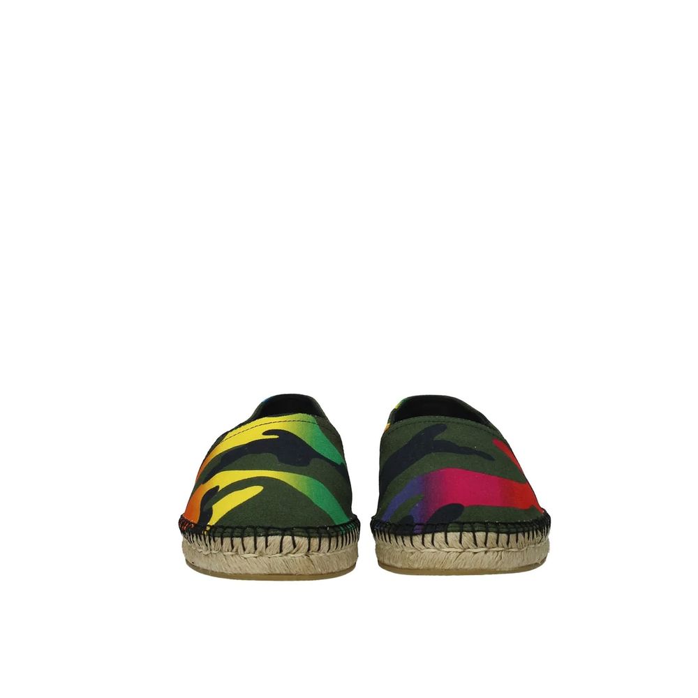 Bicolor Canvas Espadrilles