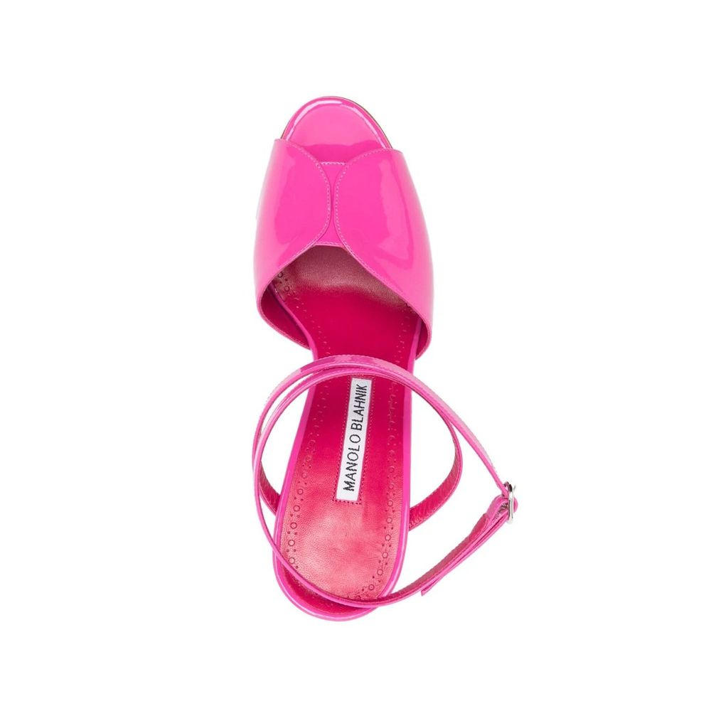 Multicolor Calfskin Stiletto Heel Sandals