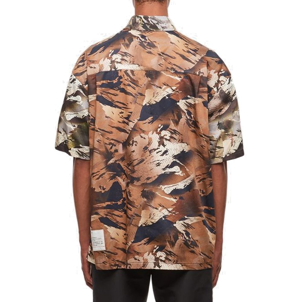 Bicolor Cotton Pattern Shirt