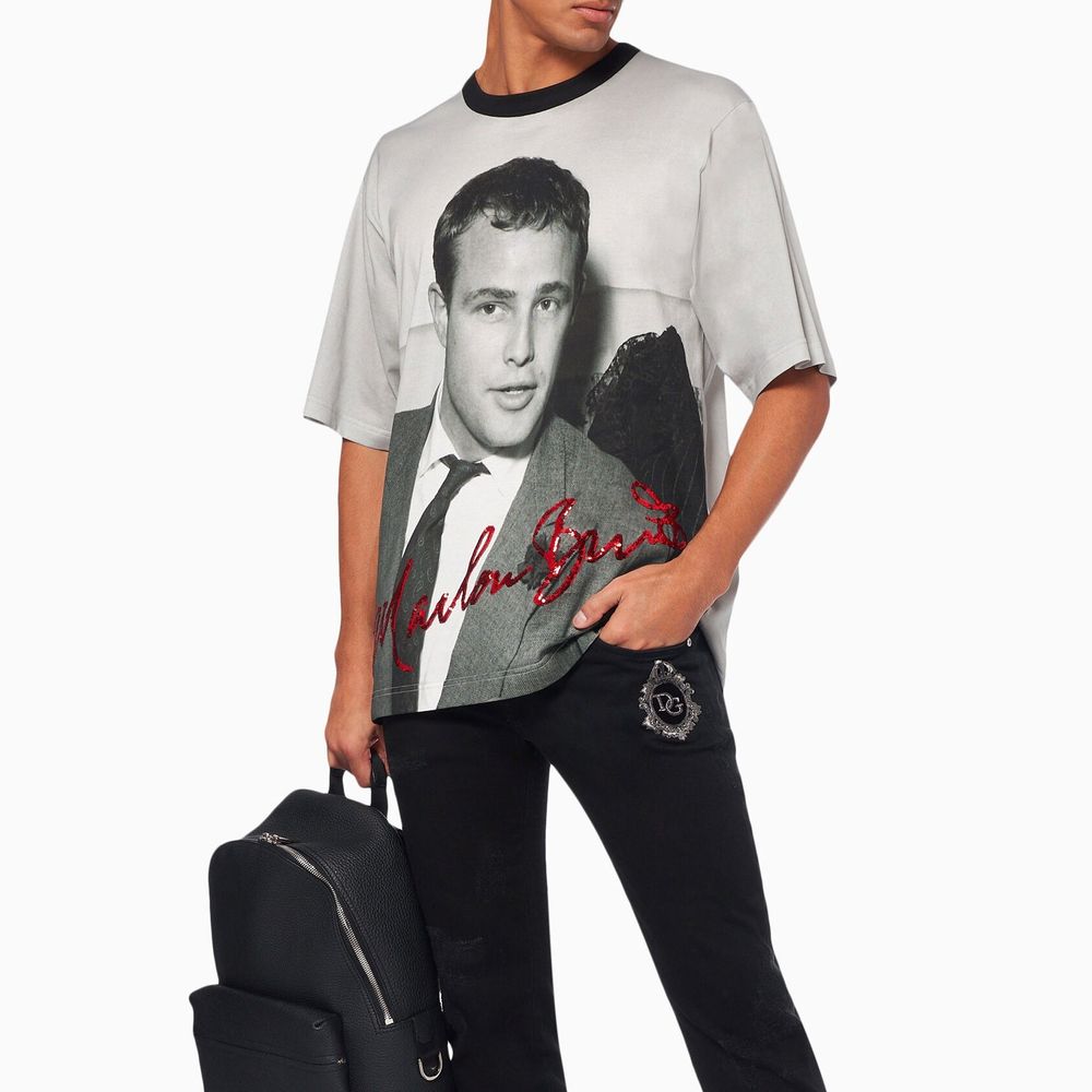 Black Cotton T-Shirt