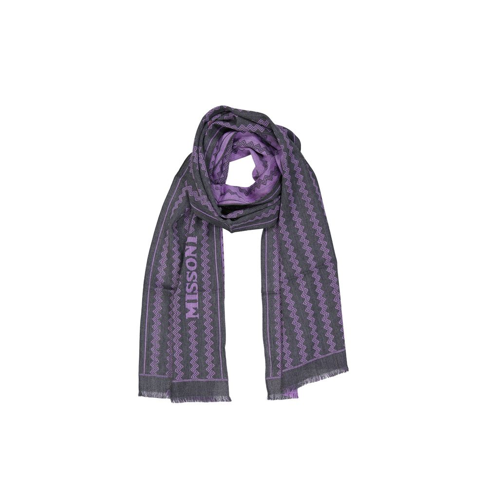 Gray Wool Scarf