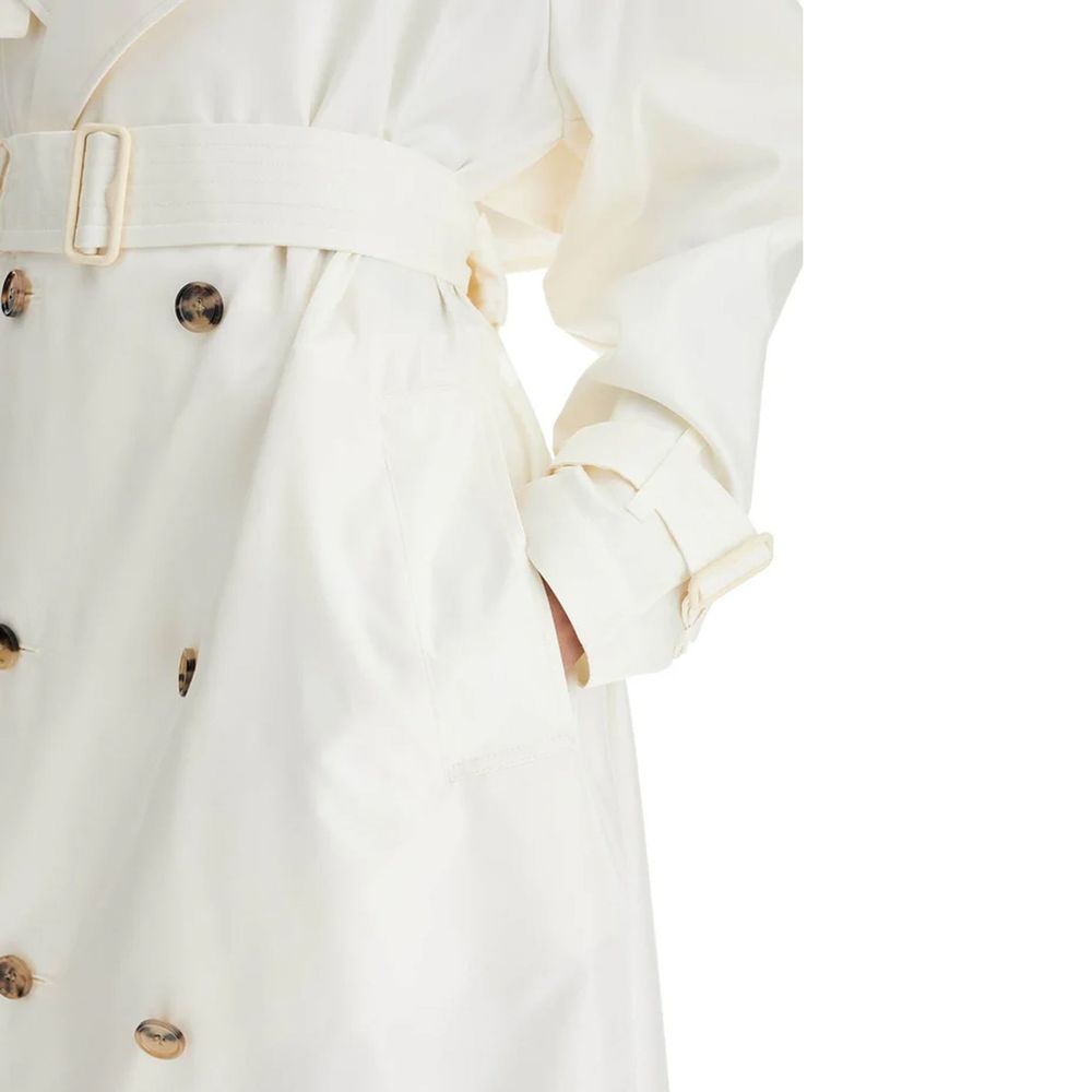 White Silk Coat