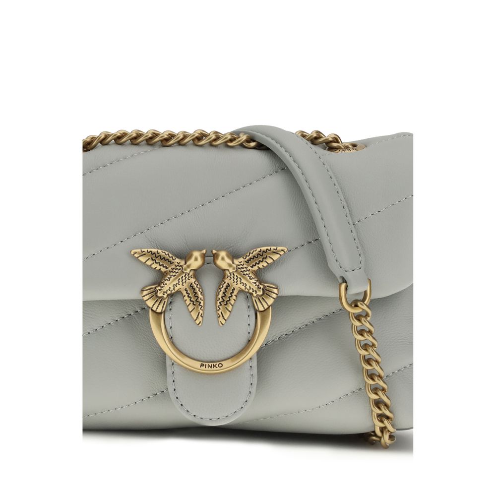 Gray Calf Leather Bos Taurus Shoulder Bag