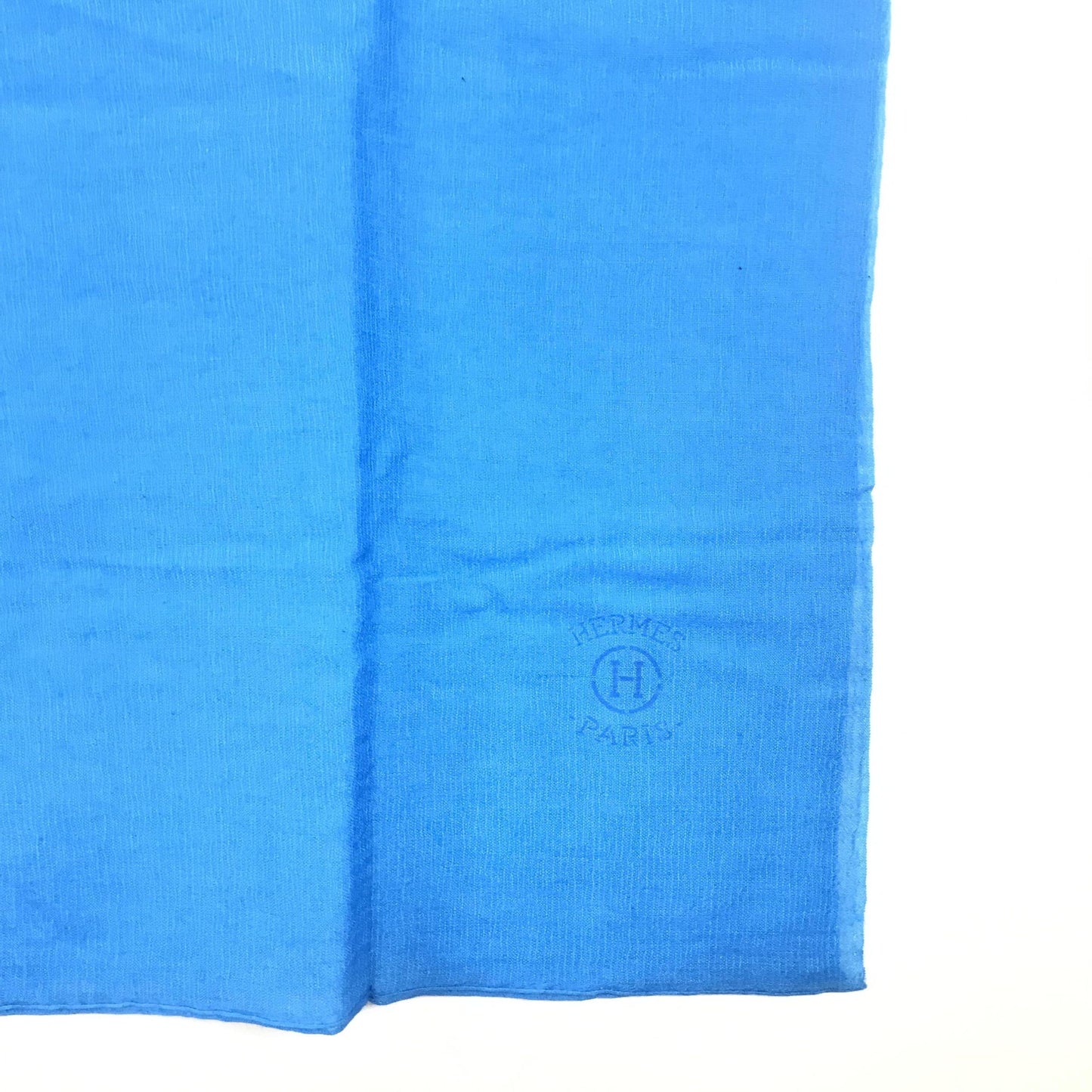 Blue Silk Scarf
