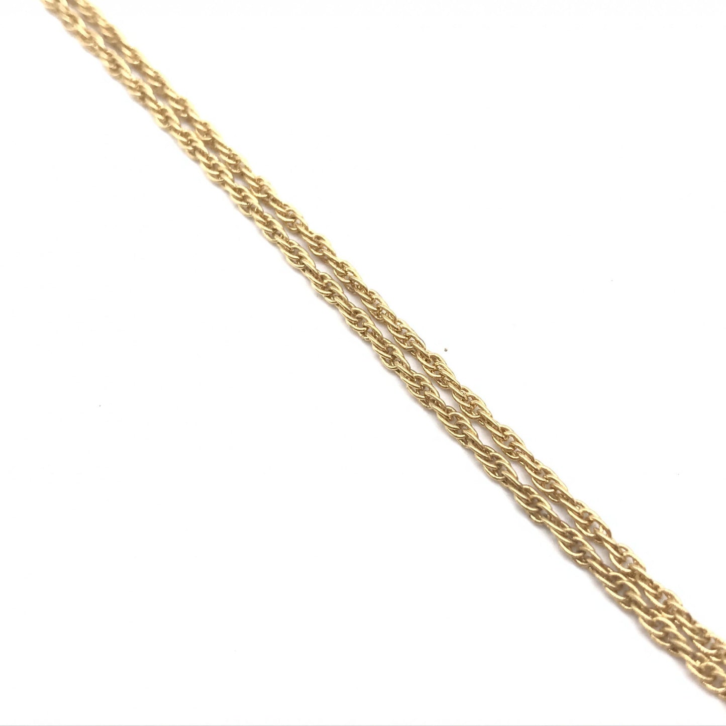 Gold Tone Pendant Necklace With Heart Design