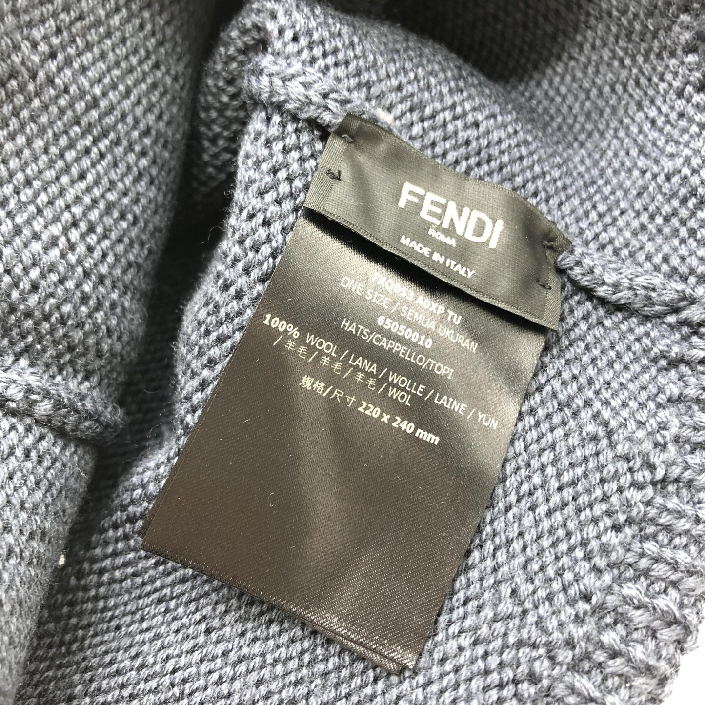 Wool Knit Beanie With Logo Design