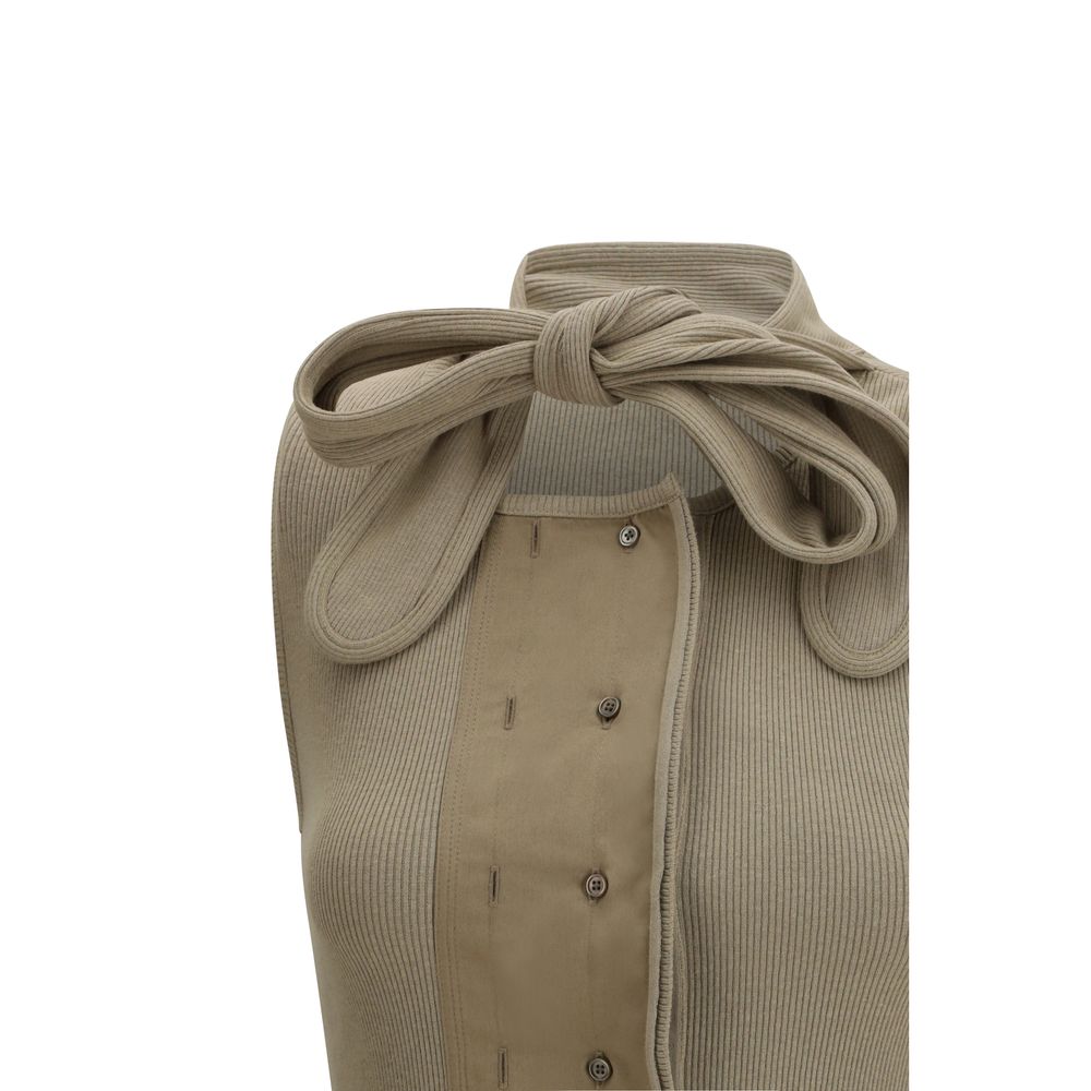 Beige Cotton Top