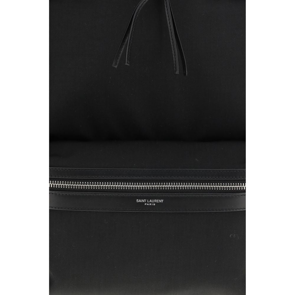 Black Fabric Backpack