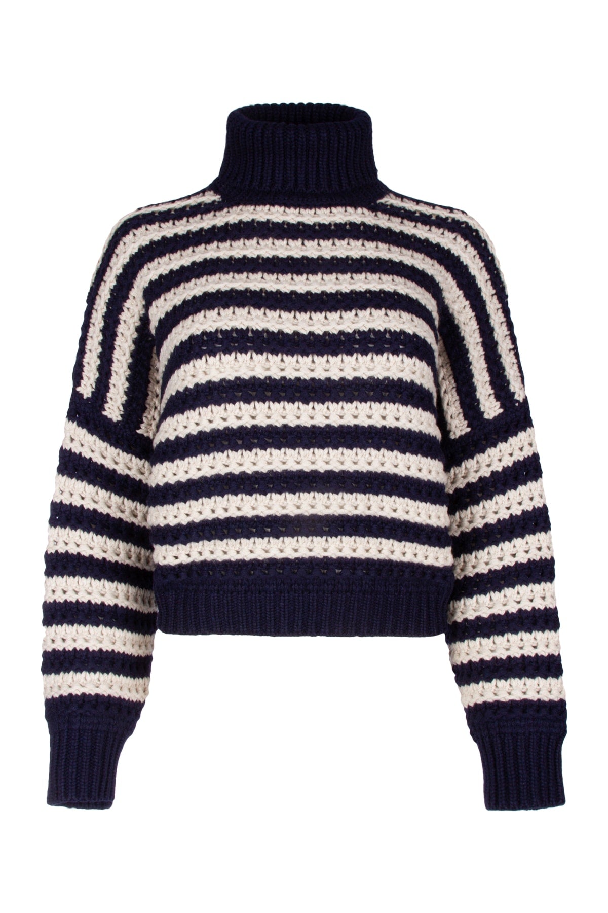 Blue Wool Sweatshirt