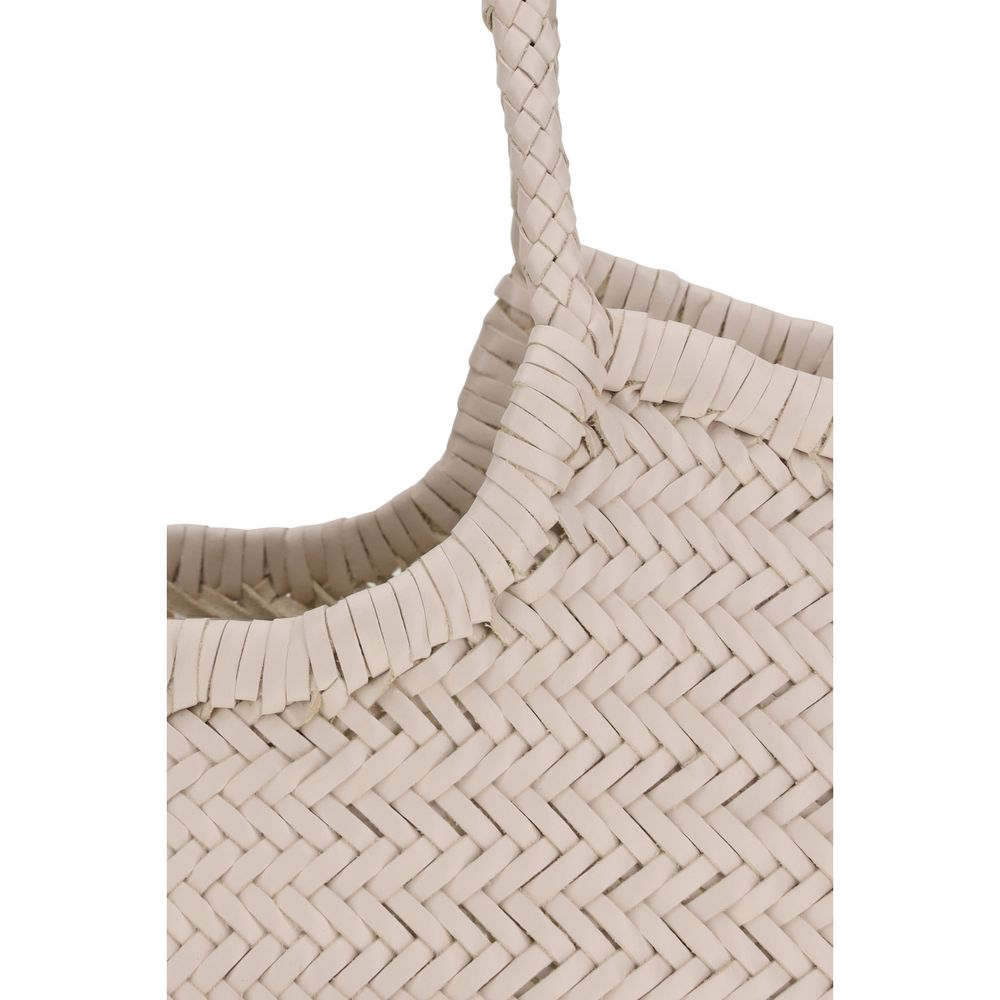 Beige Buffalo Leather Shoulder Bag