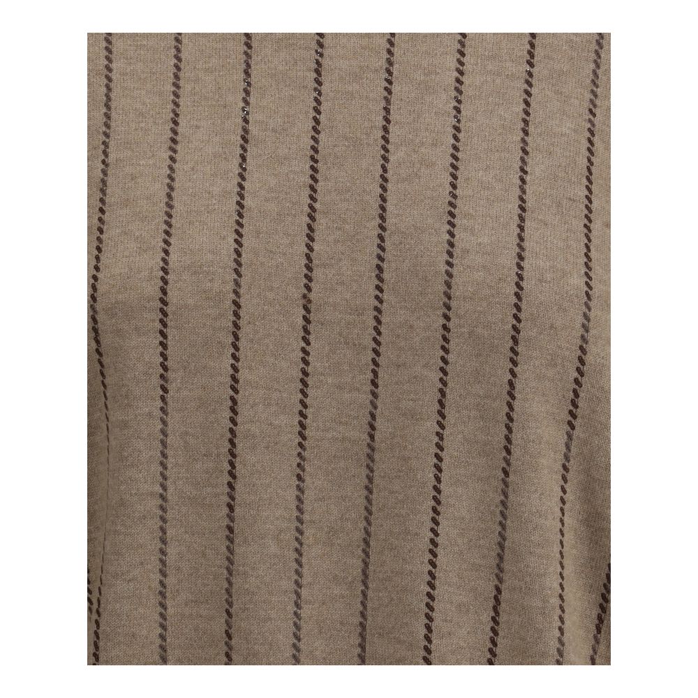Beige Cashmere Sweater
