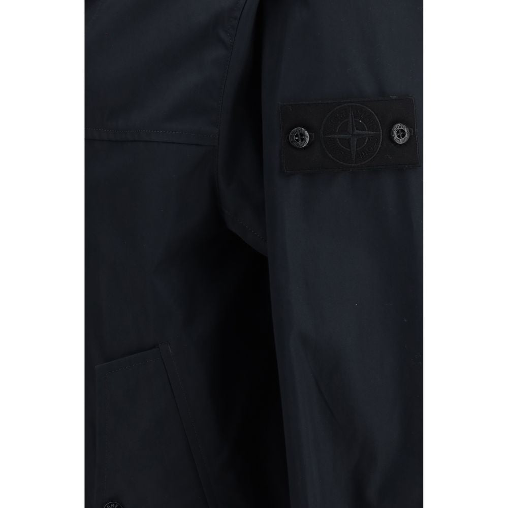 Black Polyester Shell Jacket