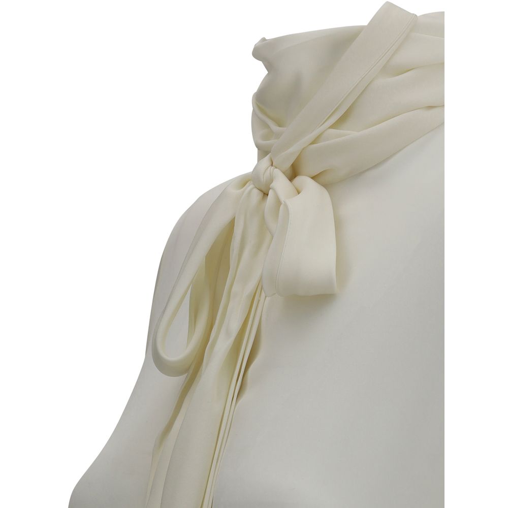White Silk Dress Shirt