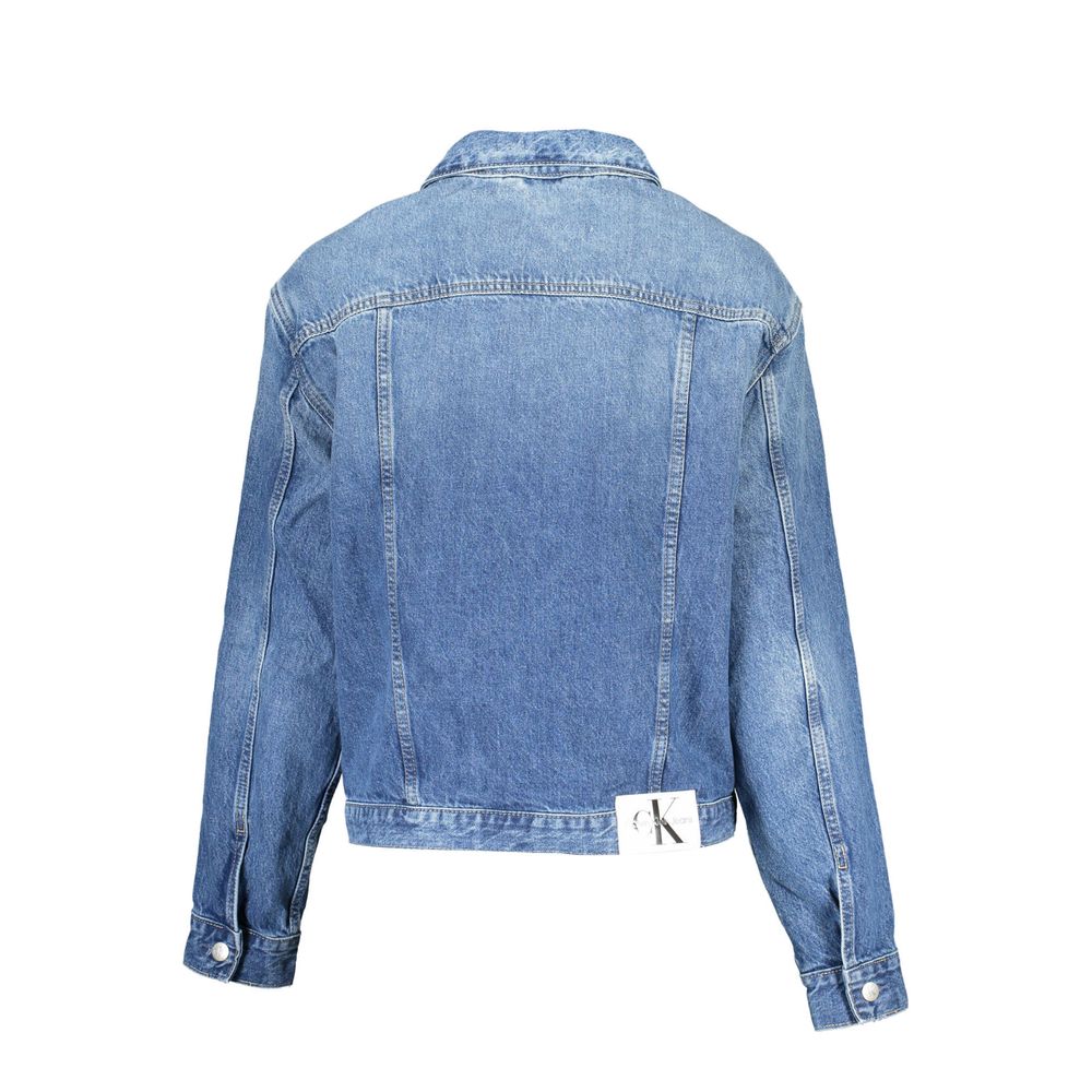 Azzurro Cotton Women Jacket