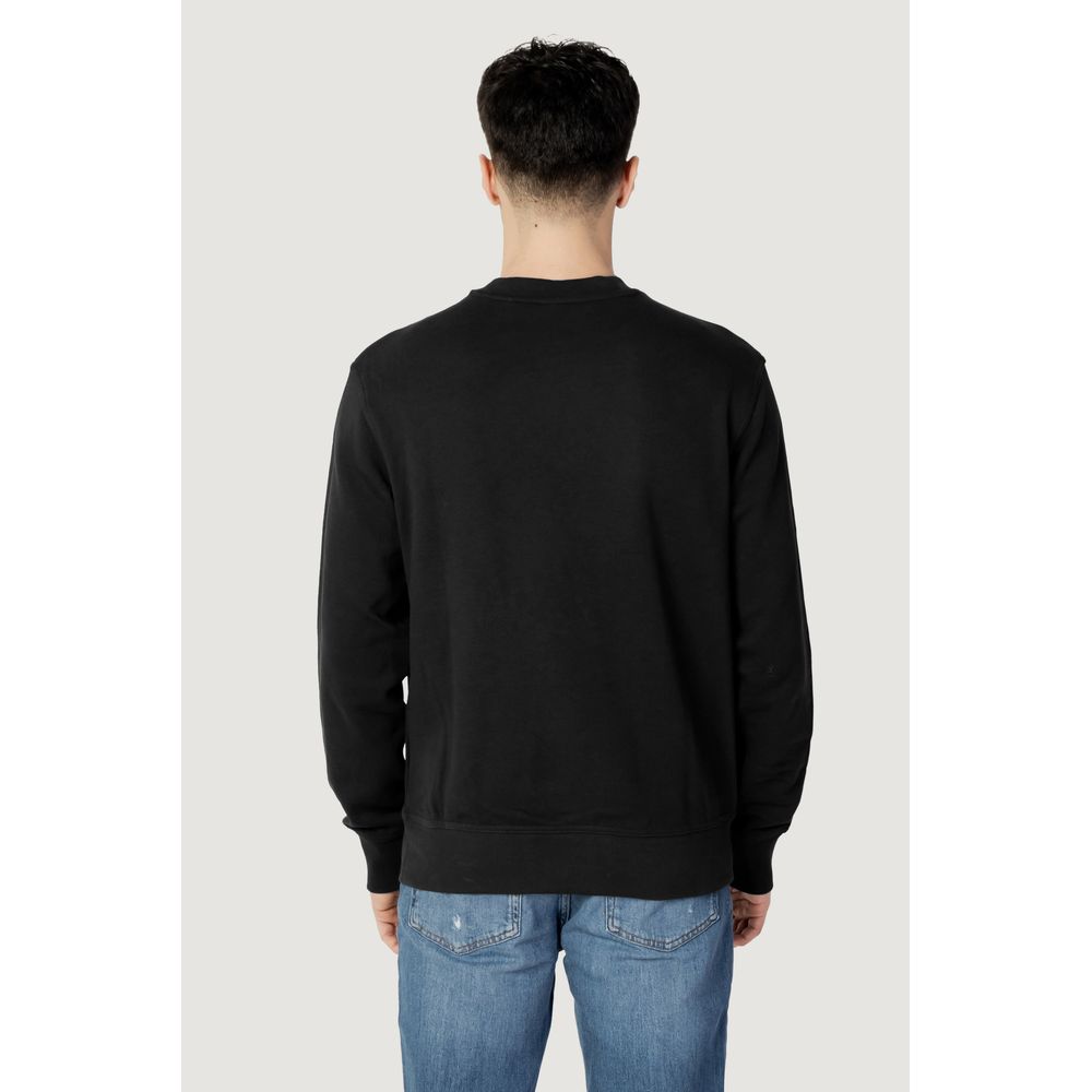 Black Cotton Sweatshirt