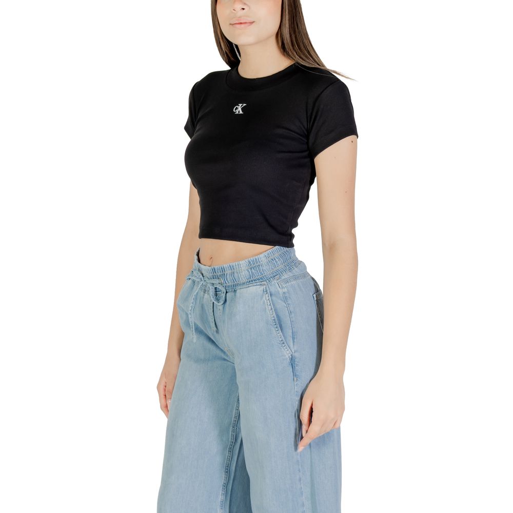 Black Cotton T-Shirt
