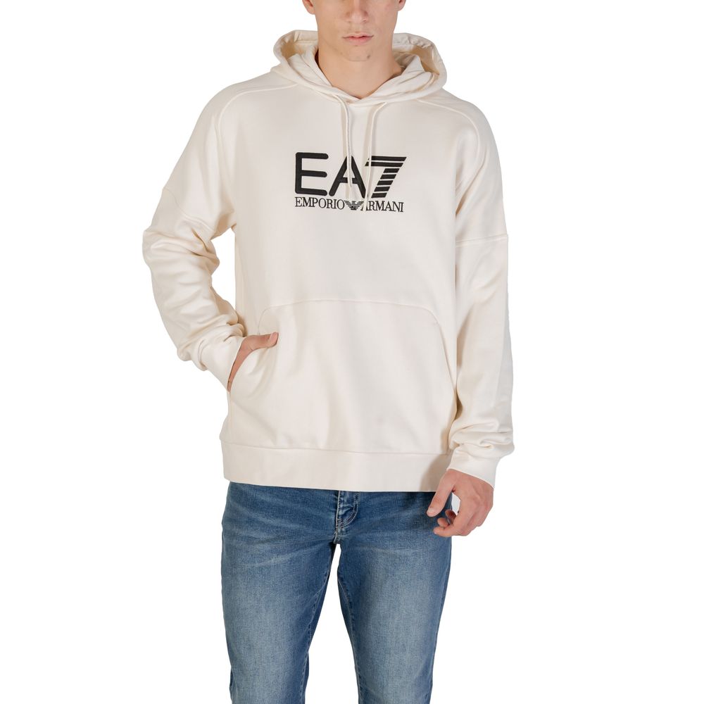 Black And White Cotton Hoodie