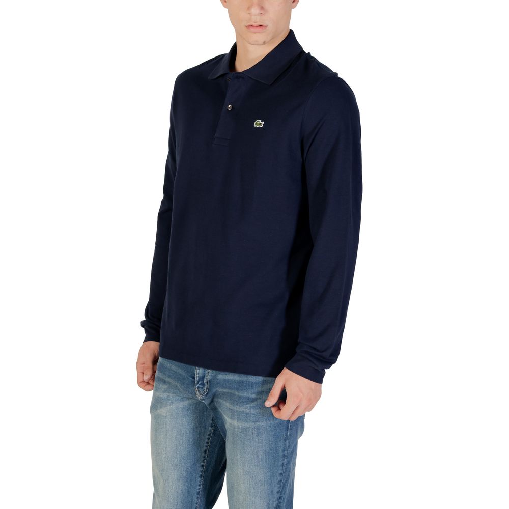 Blue Cotton Long Sleeve T-Shirt