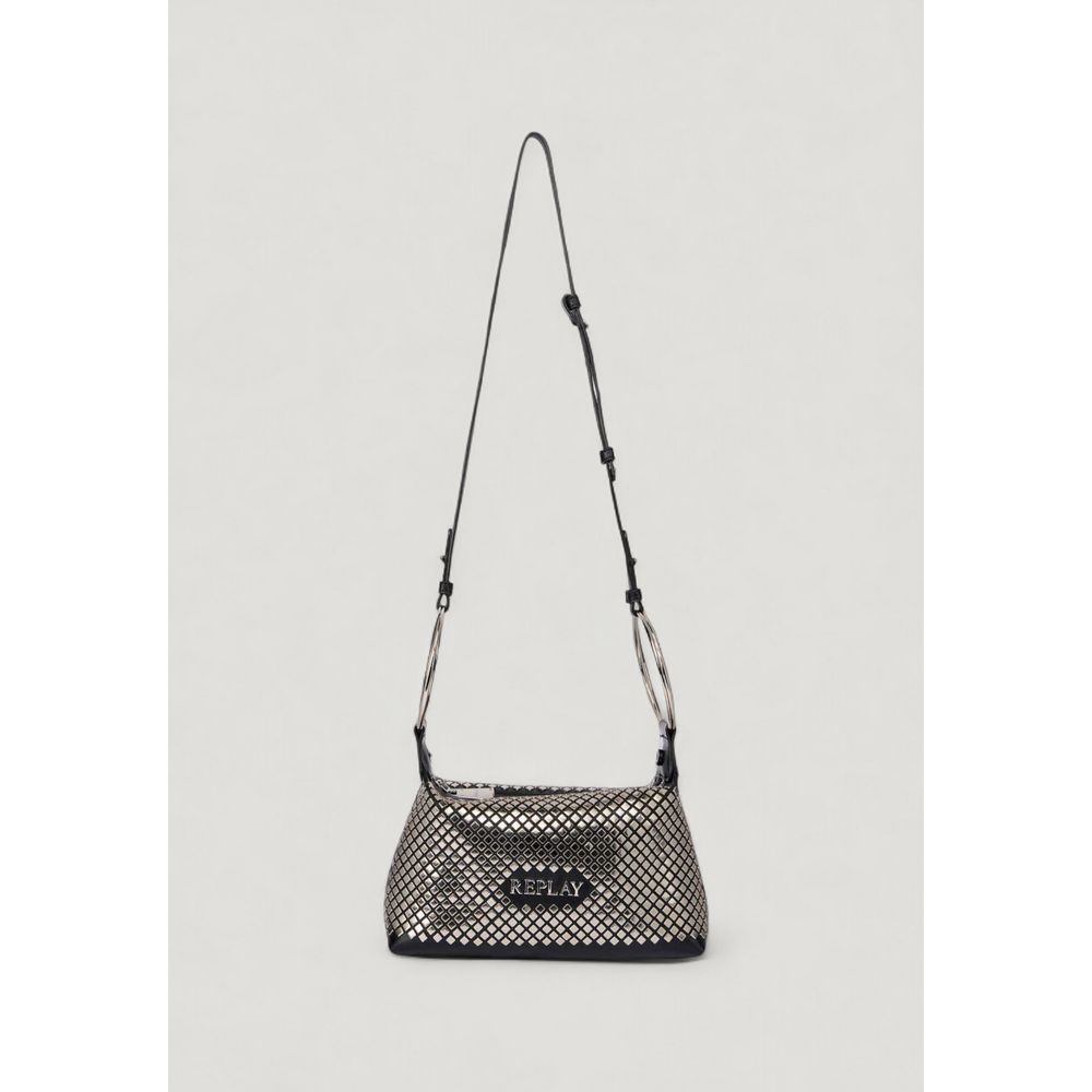 Black Polyester Handbag