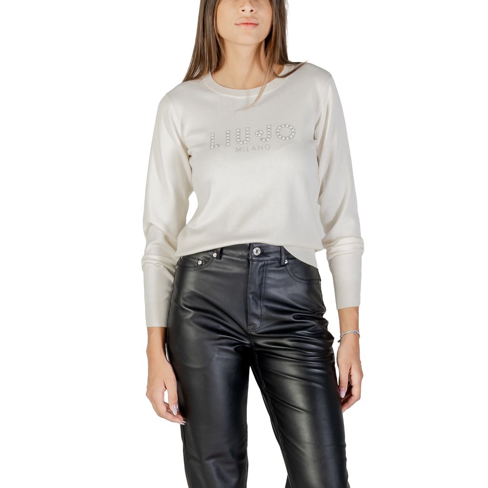 White Viscose Sweatshirt