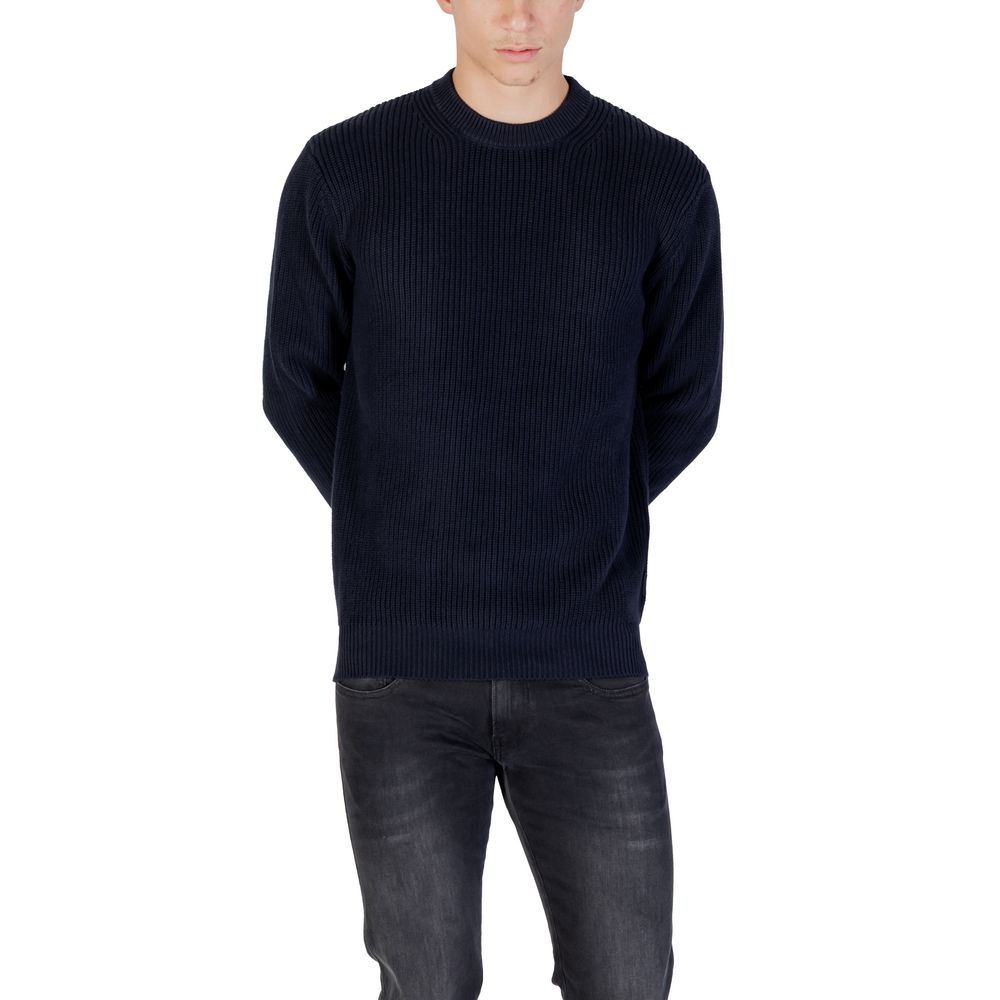 Blue Cotton Sweatshirt