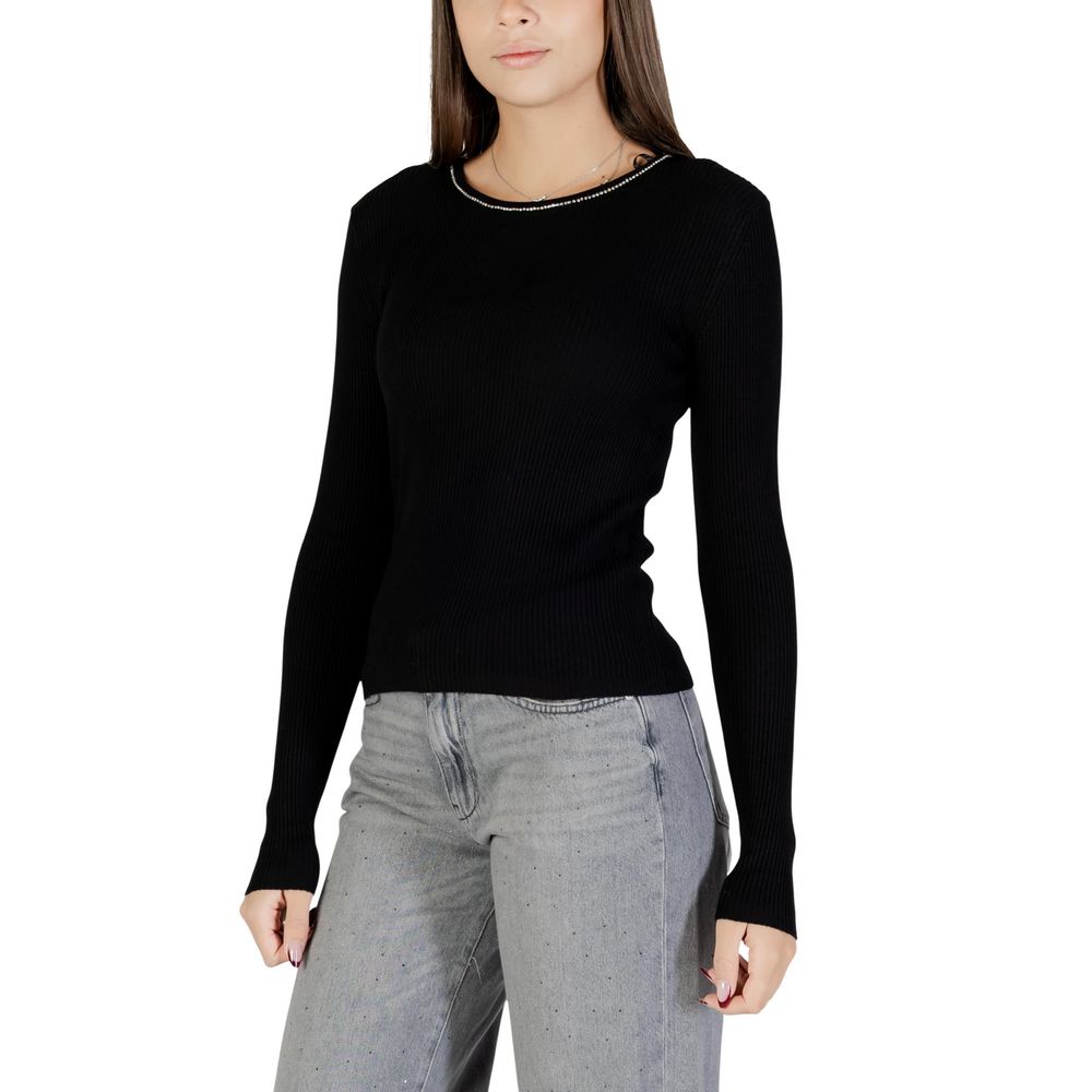 Black Viscose Sweatshirt