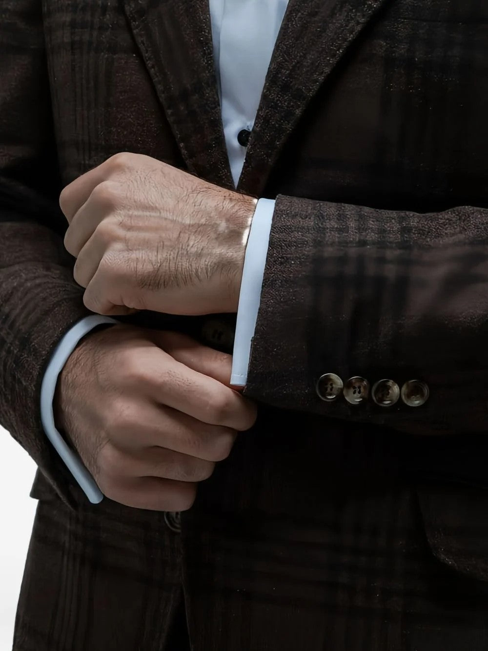 Brown Wool Two-Piece Suit