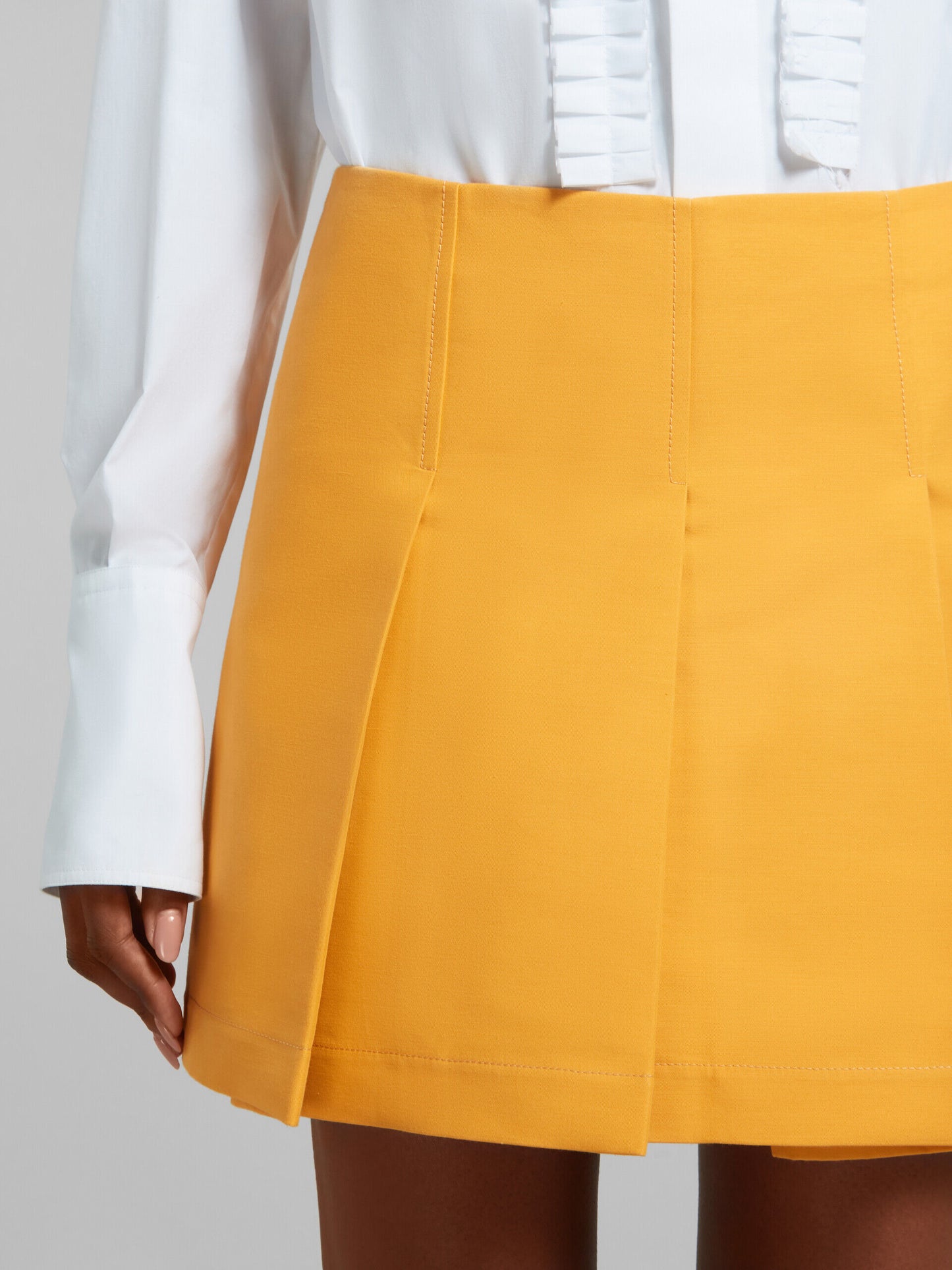 Orange Fibres Mini Skirt
