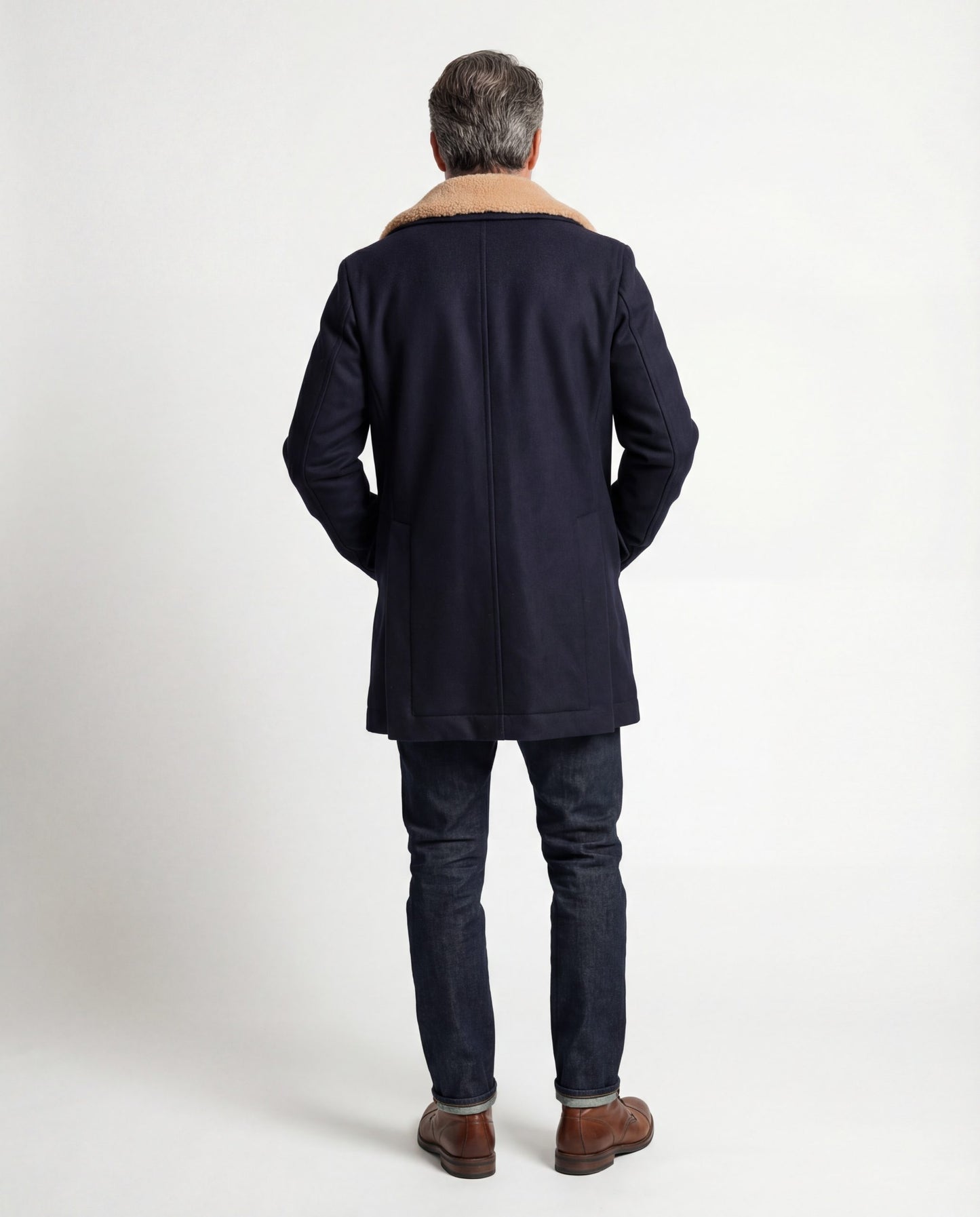 Blue Cashmere Coat