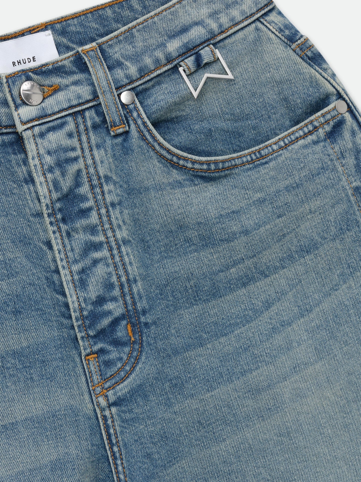 Blue Cotton Jeans Denim