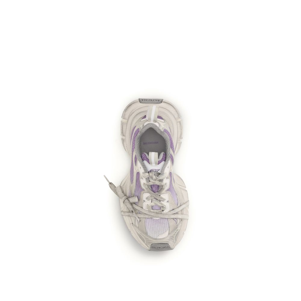 Multicolor Fabric Athletic Sneakers