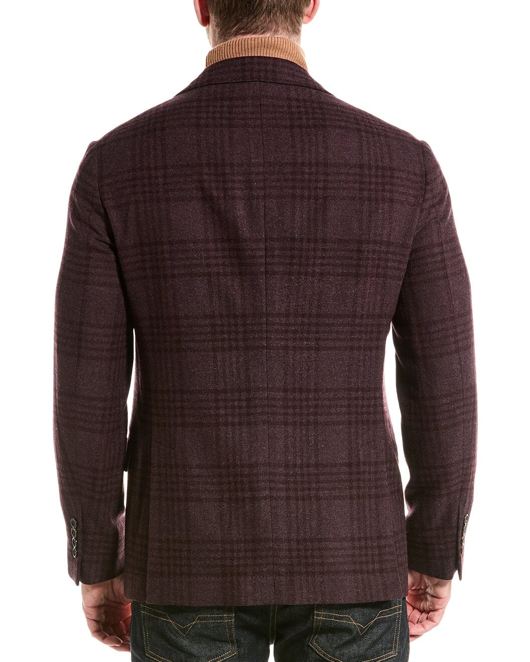 Purple Wool Blazer