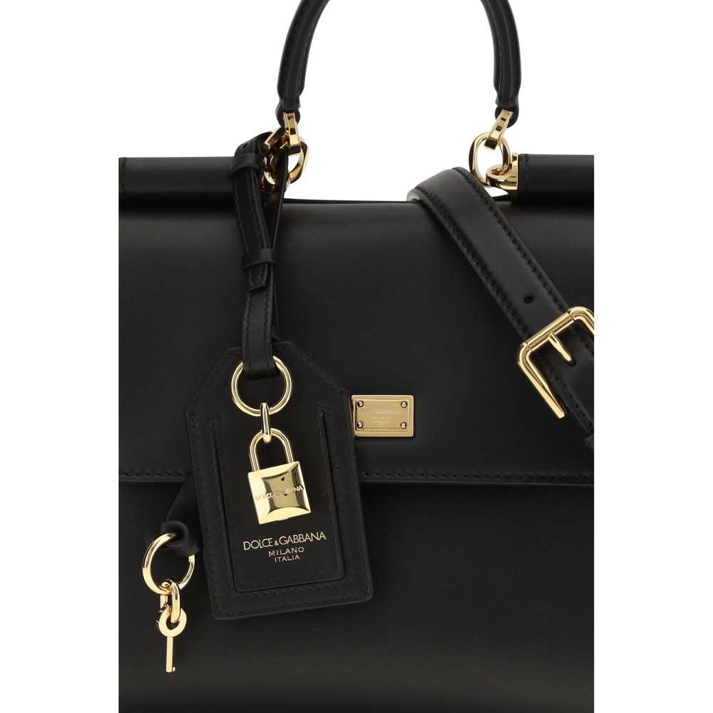 Black Calf Leather Bos Taurus Handbag