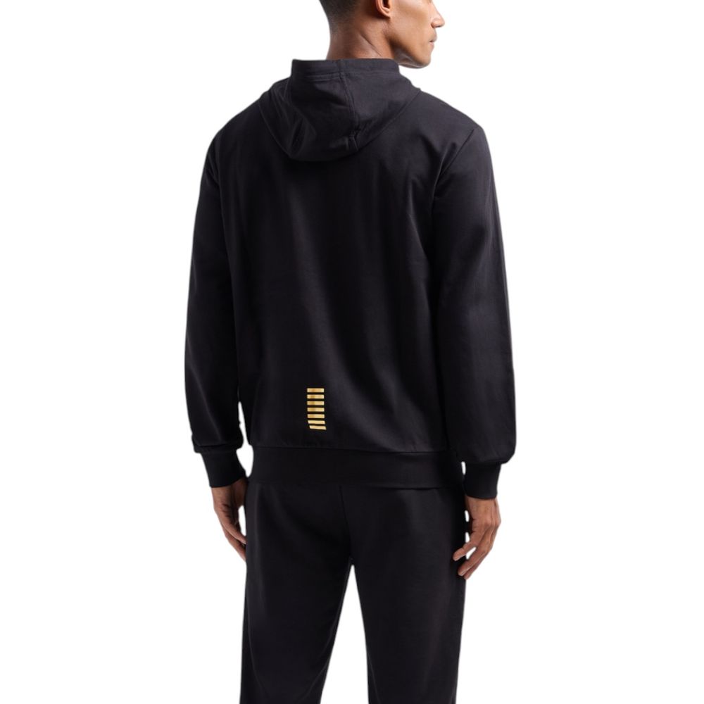 Black Cotton Sweatsuit