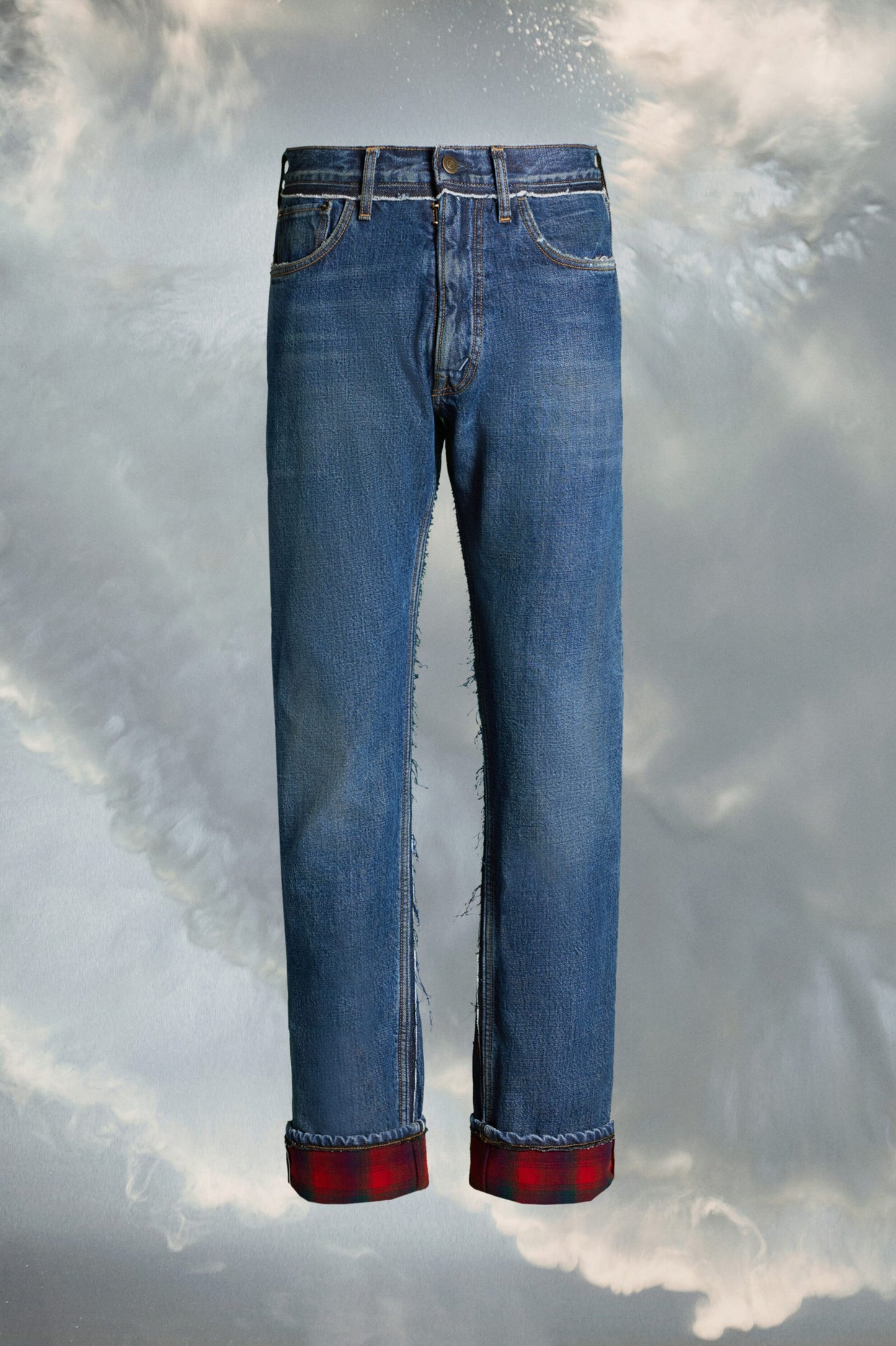 Blue Fibres Cropped Jeans