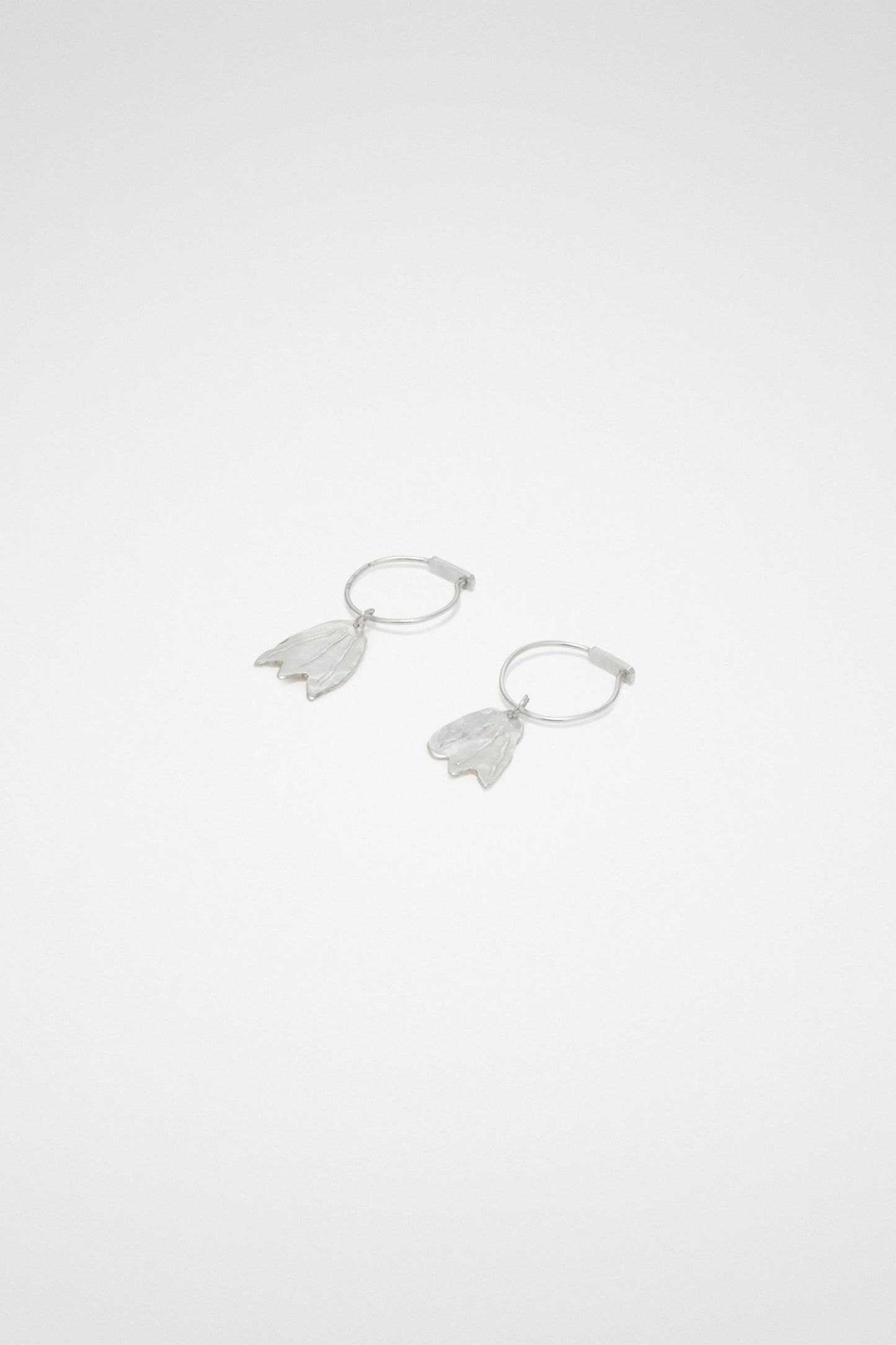 Silver Fibres Earrings