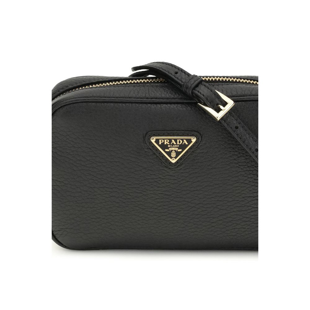 Black Calf Leather Bos Taurus Shoulder Bag