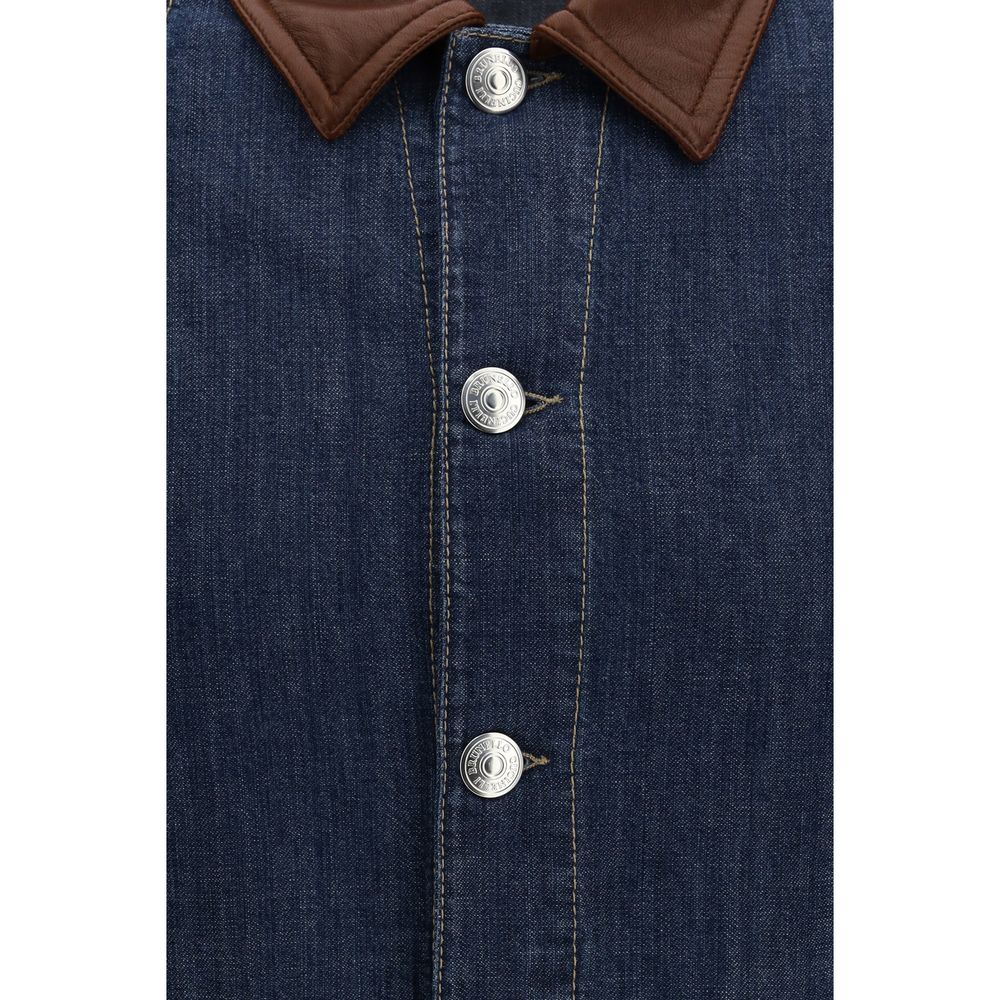 Blue Cotton Denim Jacket