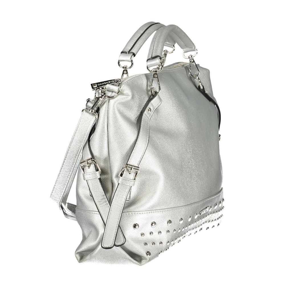 Gray Polyethylene Handbag