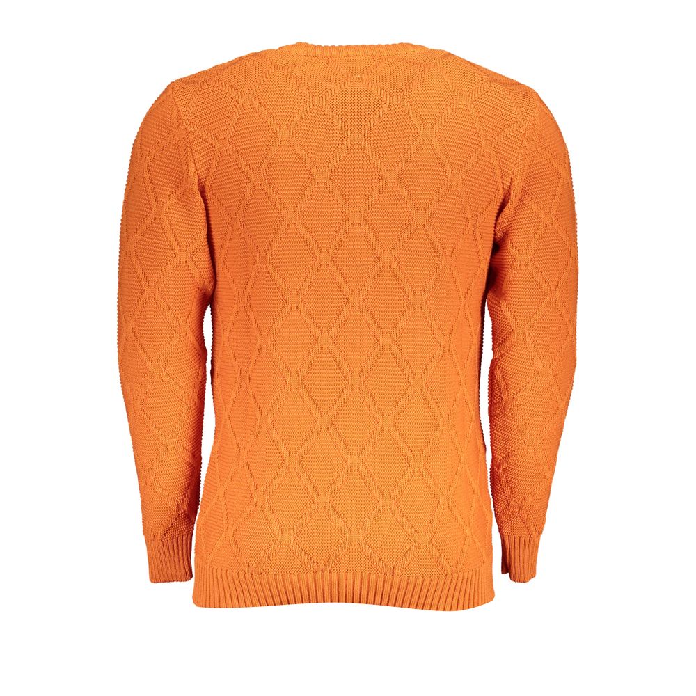 Orange Fabric Sweatshirt
