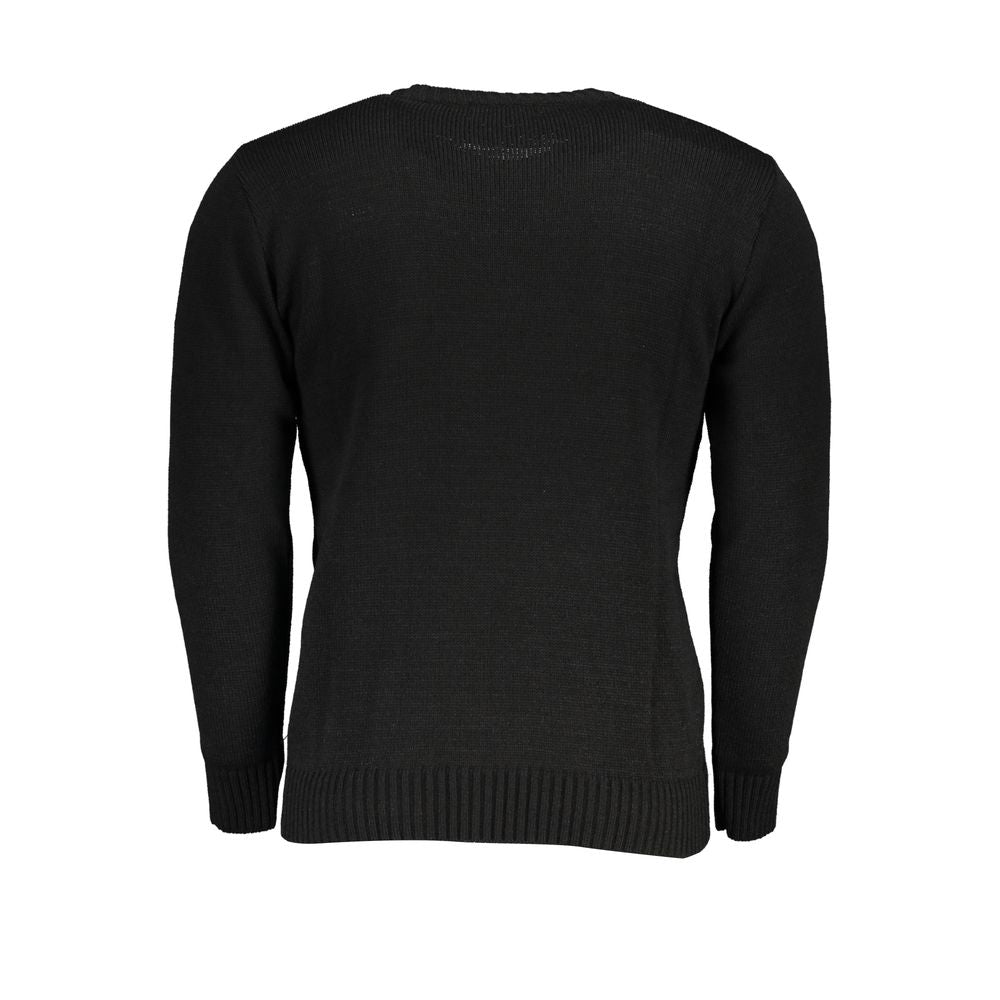 Black Marabou Sweatshirt