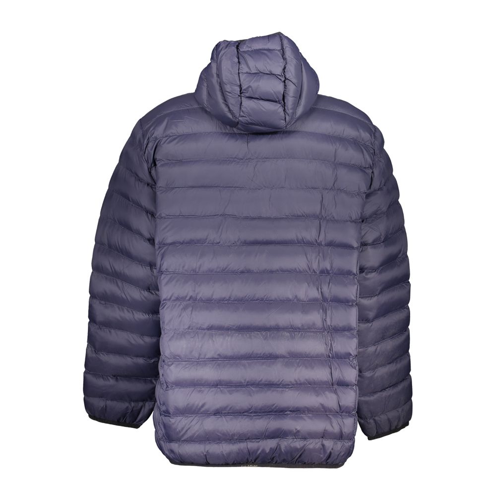 Blue Polyester Shell Jacket