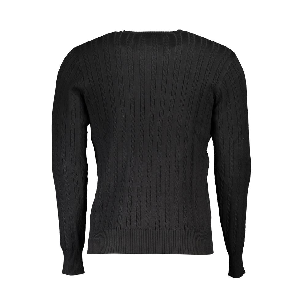 Black Nylon Sweatshirt