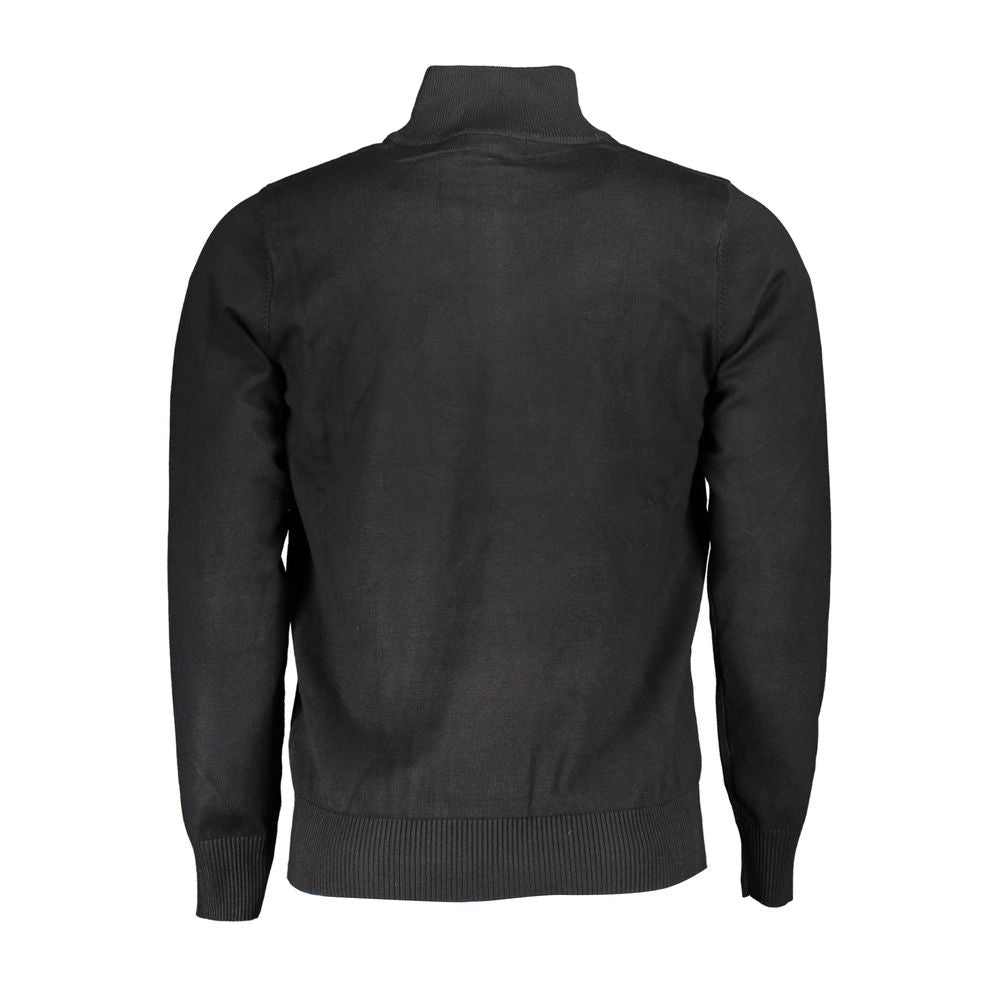 Black Nylon Sweatshirt