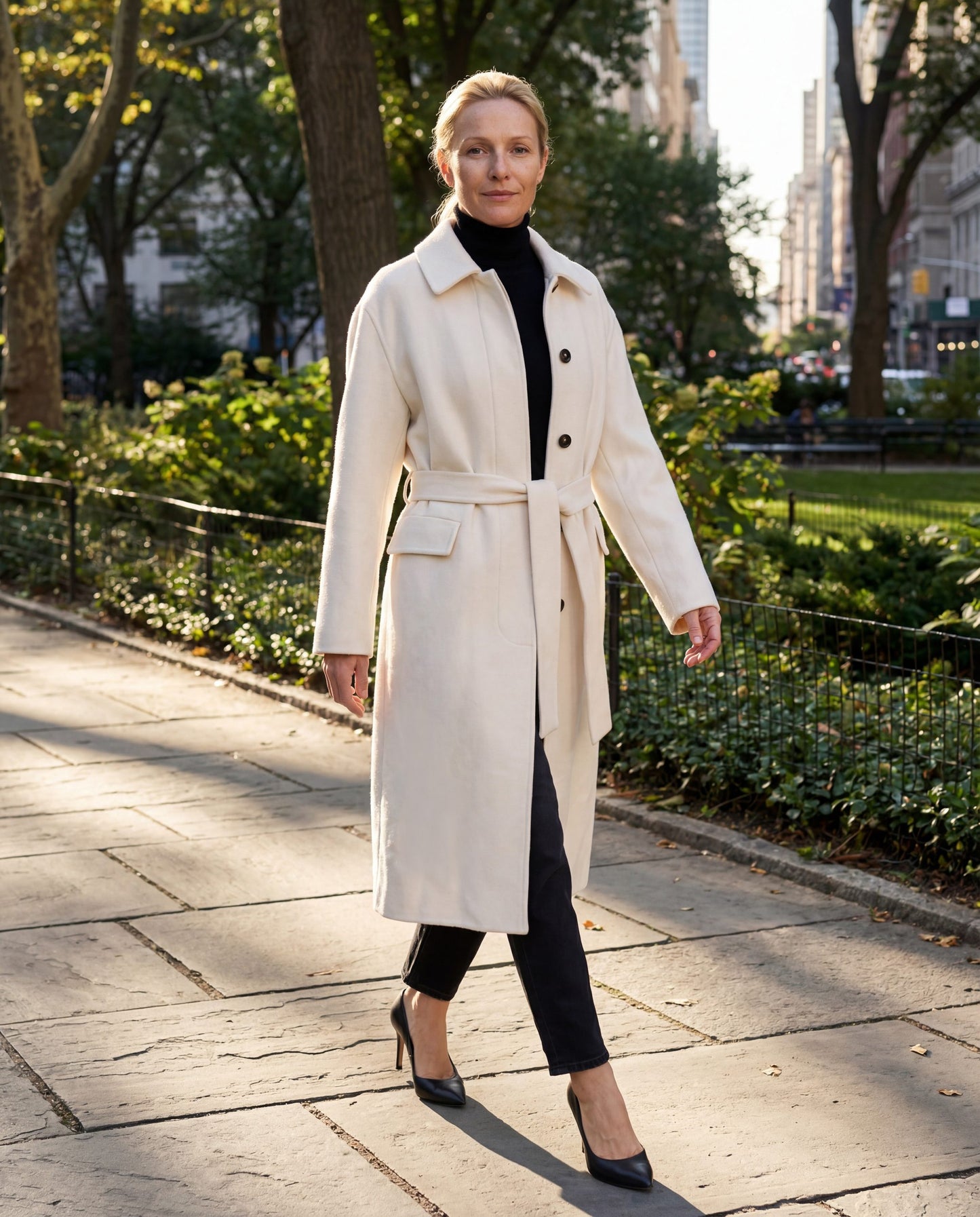 White Cashmere Coat
