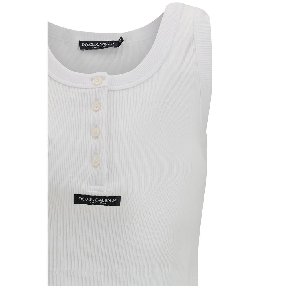 White Cotton Tank Tops