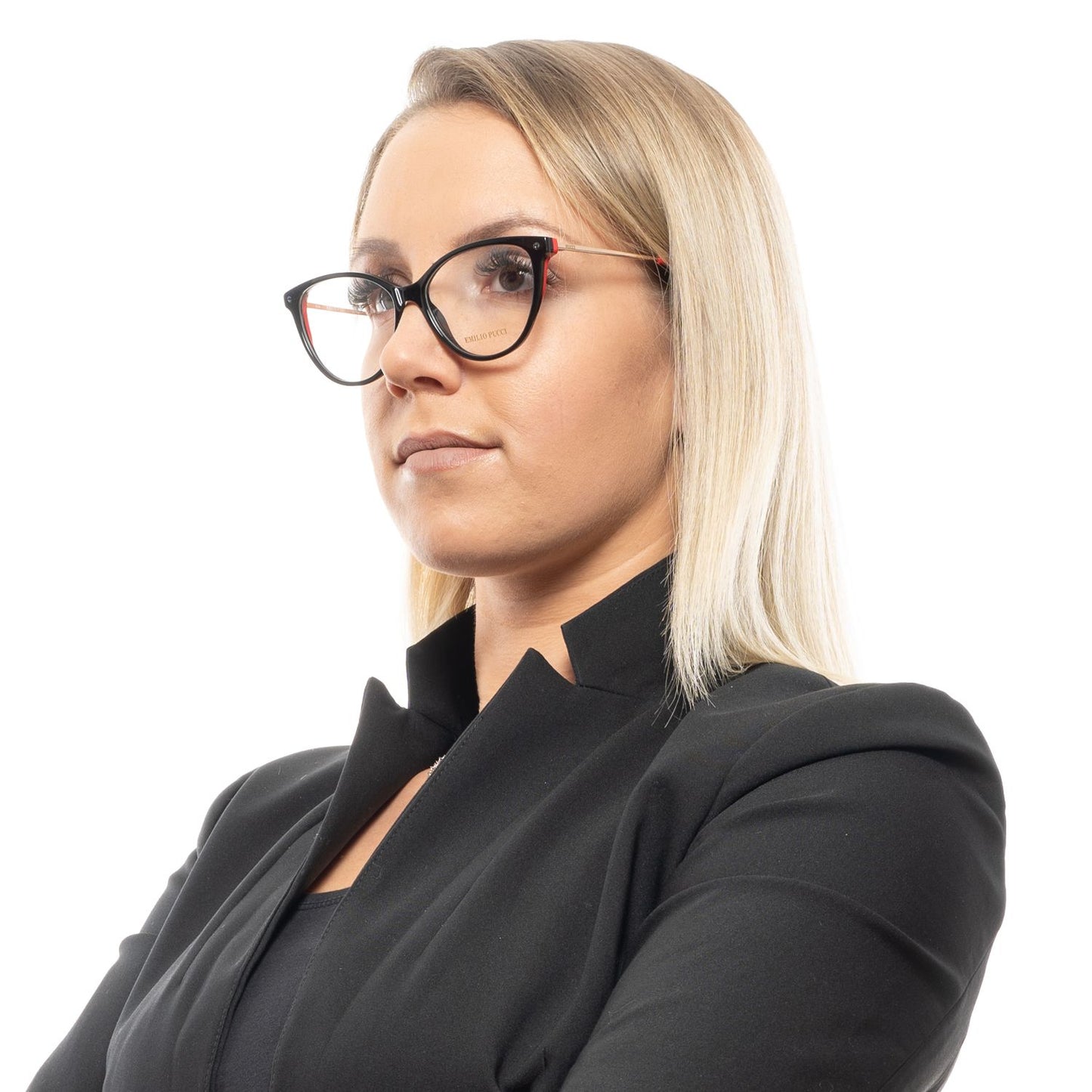 Black Plastic Glasses (Frames)